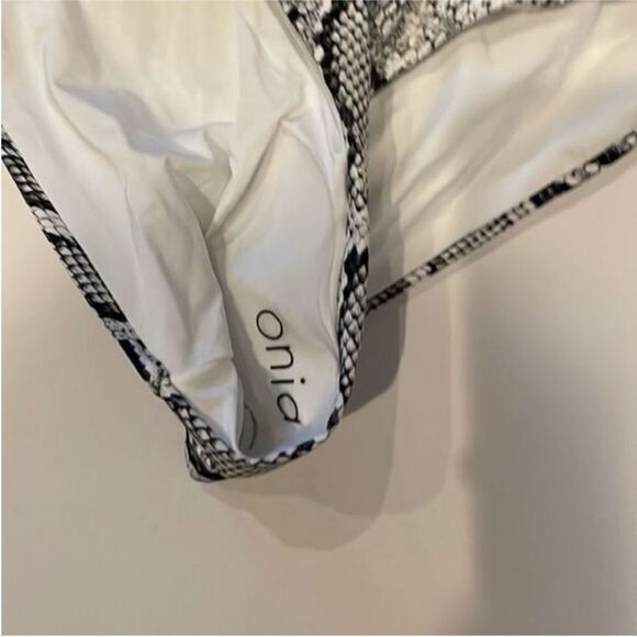 Onia Bell Python One-Piece Swimsuit Black White Sz XS NWT - Picture 6 of 9